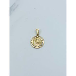 14k gold pendant Holy Spirit pendant - Dije en oro